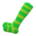 Horizontal-Striped Tights's Green variant