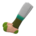 Layered socks's Green variant