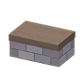 Low Brick Island Counter (Gray) NH Icon.png