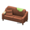 Sloppy Sofa (Brown - Light Green) NH Icon.png