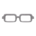 Square Glasses's Gray variant
