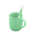 Toothbrush-and-cup set's Green variant