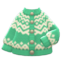 Yodel Cardigan (Mint) NH Icon.png