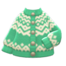 Yodel Cardigan (Mint) NH Icon.png