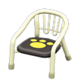 Baby Chair (White - Paw Print) NH Icon.png