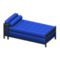 Cool Bed (Black - Blue) NH Icon.png