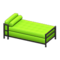 Cool Bed (Black - Lime) NH Icon.png