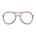 Double-bridge glasses's Silver variant