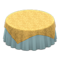 Large Covered Round Table (Gold - Plain Pearl Blue) NH Icon.png
