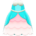 Mermaid princess dress's Light blue variant