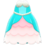 Mermaid Princess Dress (Light Blue) NH Icon.png