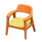 Nordic Chair (Natural Wood - Little Flowers) NH Icon.png