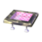 Polka-Dot Table (Silver Nugget - Peach Pink) NL Model.png