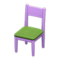Simple Chair (Purple - Green) NH Icon.png