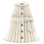 Sleeveless Shirtdress (White) NH Icon.png