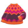 Yodel Sweater (Orange) NH Icon.png