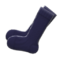 Aran-Knit Socks (Black) NH Icon.png