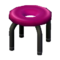 Donut Stool (Black - Dark Red) NL Model.png