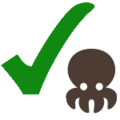 Green Check and Sea Creature Icon.png