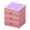 Simple Small Dresser (Pink - Purple) NH Icon.png