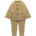 Suit with stand-up collar's Beige variant