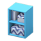 Upright Organizer (Blue - Cool Zigzags) NH Icon.png