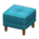 Boxy stool's Blue variant