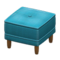 Boxy Stool (Blue) NH Icon.png