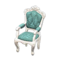 Elegant Chair (White - Blue Roses) NH Icon.png