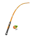 Fish Fishing Rod (Orange) NH Icon.png