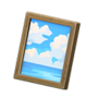 Framed Photo (Brown - Ocean Photo) NH Icon.png