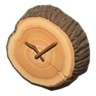log wall-mounted clock