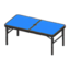 Outdoor Table (Black - Blue)