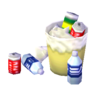 Overflowing trash