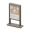 Poster Stand (Silver - Pottery Exhibition) NH Icon.png