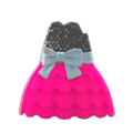 Bubble-Skirt Party Dress (Pink) NH Storage Icon.png