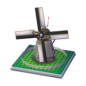 Kinderdijk Windmill NL Model.png