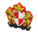 Crest doorplate's Red & white variant