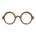 Rimmed glasses's Brown variant