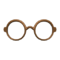 Rimmed Glasses (Brown) NH Icon.png