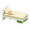 Sloppy Bed (White - Beige) NH Icon.png