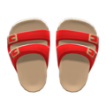 Comfy Sandals (Red) NH Icon.png