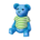 Giant teddy bear's Blue variant
