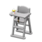High Chair (Gray - None) NH Icon.png