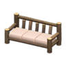 log extra-long sofa