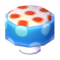 Polka-Dot Stool (Soda Blue - Red and White) NL Model.png