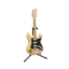 Rock Guitar (Natural Wood - Emblem Logo)