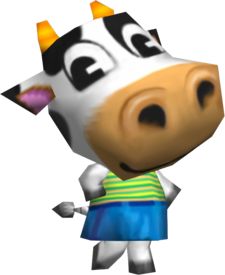 Artwork of Belle the Cow