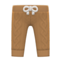 Knit Pants (Brown) NH Icon.png