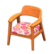 Nordic Chair (Natural Wood - Flowers) NH Icon.png